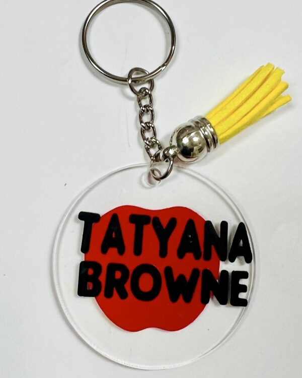 Personalized Acrylic Key Chain