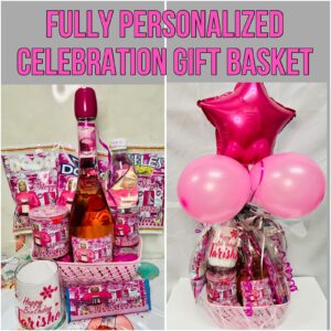 Fully Personalized Celebration Gift Basket