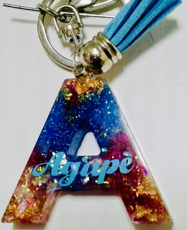 letter keychain