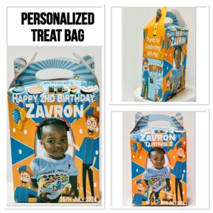 personalized treat bag empty