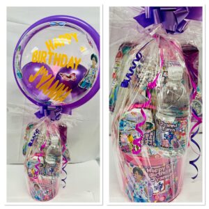 Fully Personalized Bucket/Gift Box - (with Personalized Bubble Balloon)