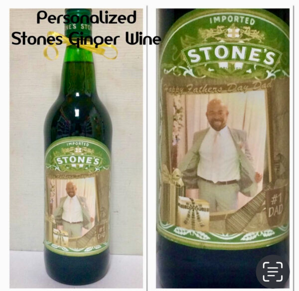 Personalized Stones Ginger Wine