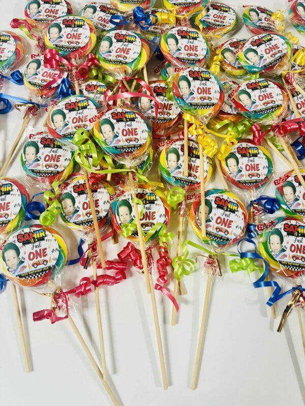 personalized large lollipops