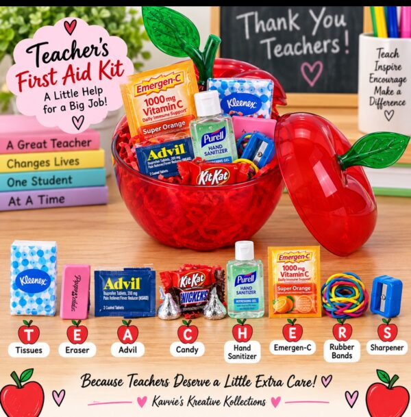 Teacher’s First Aid Kit Teacher Gift