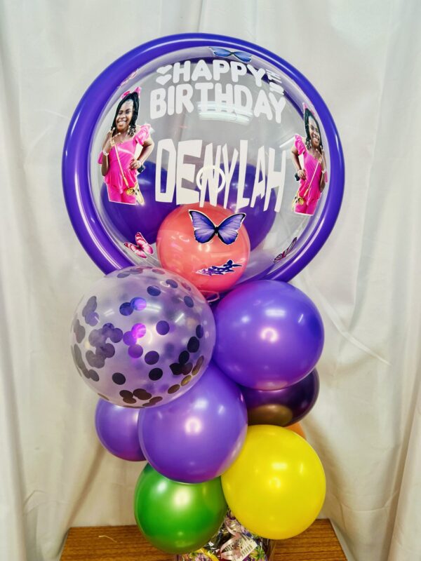 img_3396 Personalized Bucket/Gift Box/Gift Basket - (with Personalized Bubble Balloon Bouquet)