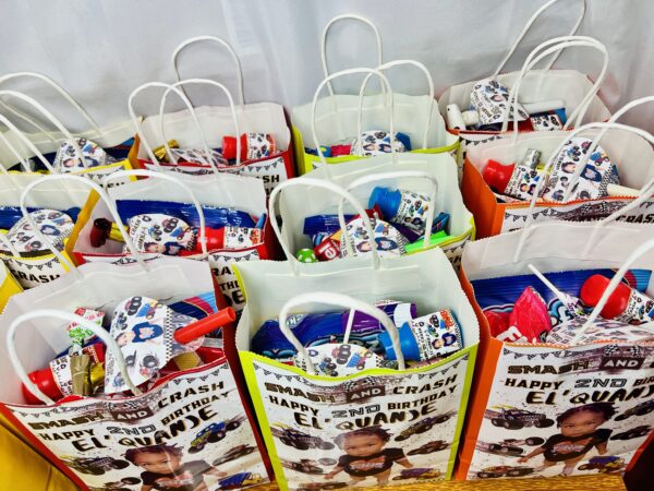 img_3574 Personalized Party Treat Bag - Gift Bag Filled