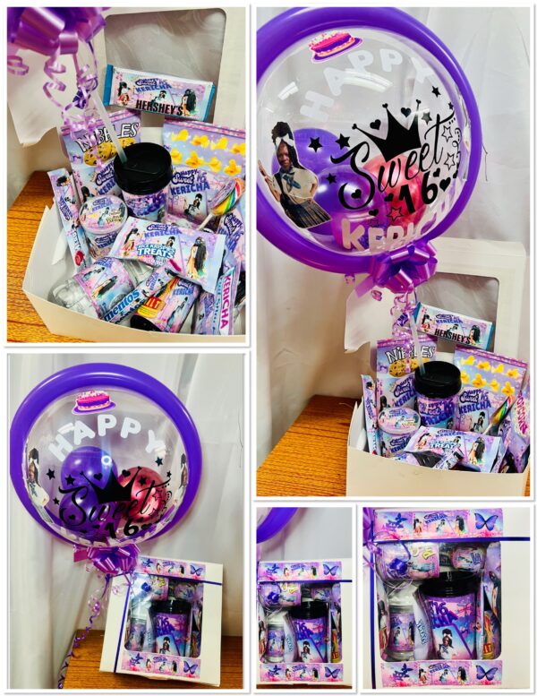 img_3642 Fully Personalized Bucket/Gift Box/Gift Basket - (with Personalized Bubble Balloon)