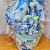Fully Personalized Bucket/Gift Box/Gift Basket - (with Personalized Bubble Balloon Bouquet)
