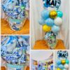 Fully Personalized Bucket/Gift Box/Gift Basket - (with Personalized Bubble Balloon Bouquet)