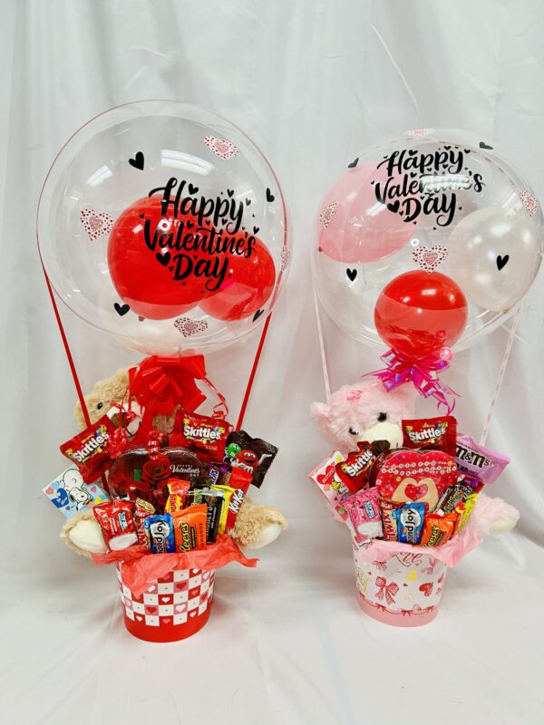 Chocolate Bear Hot Air Balloon Arrangement
