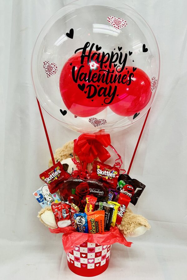 Chocolate Bear Hot Air Balloon Arrangement