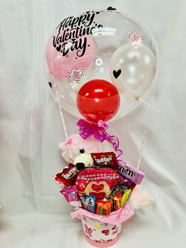 Chocolate Bear Hot Air Balloon Arrangement