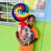 Personalized Bucket/Gift Box/Gift Basket filled with Personalized Acrylic Tumbler -  (with confetti balloon)