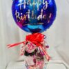 Personalized Bucket/Gift Box/Gift Basket filled with Personalized Acrylic Tumbler -  (with confetti balloon)