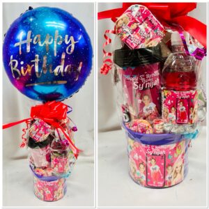 img_8380 Personalized Bucket/Gift Box/Gift Basket filled with Personalized Acrylic Tumbler - (with confetti balloon)