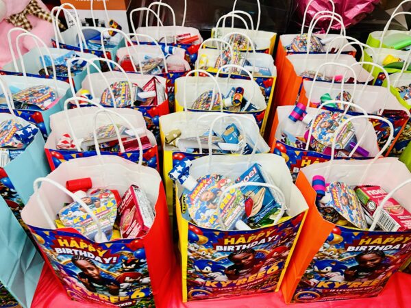 Personalized Party Treat Bag - Gift Bag Filled