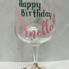 Personalized Wineglass with Stem