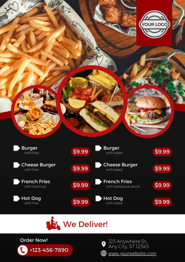 Customizable Restaurant Flyer Templates