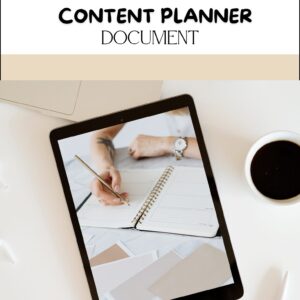 Digital Download Content Planner