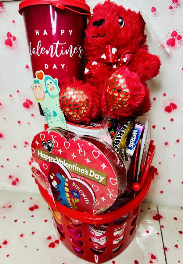 Valentine Snack Bucket for Children