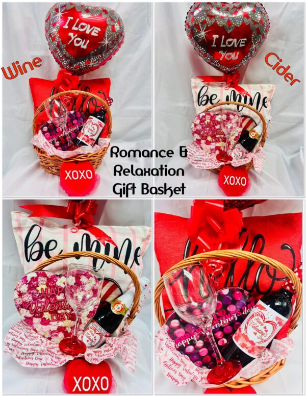 Romance and Relaxation Gift Basket