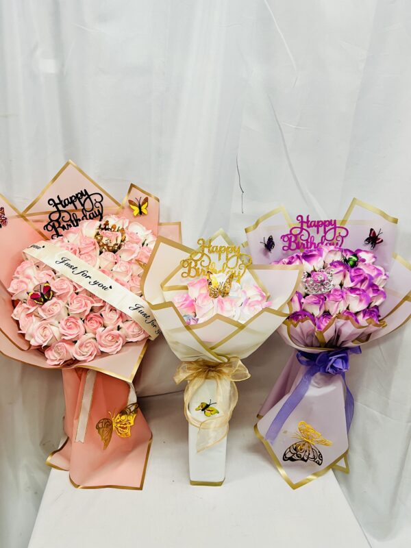 Timeless Faux Rose Kollection Bouquets