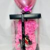 Rose Bear Pink with Balloon Timeless Rose Bear