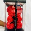 Rose Bear Red Held Timeless Rose Bear