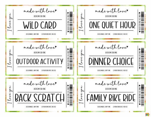 Father's Day Coupon Book Free Download