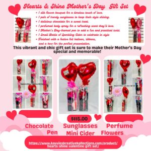 Hearts & Shine Mothers Day Gift Set Mothers Day Gift