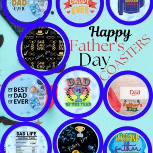 Personalized Dad Coasters