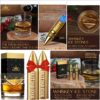 Crown & Craft Whiskey Lover’s Gift Set – Premium Father’s Day Bundle