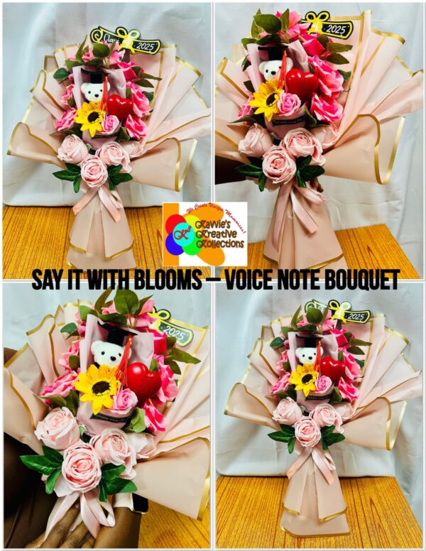 Say It With Blooms – Voice Note Bouquet