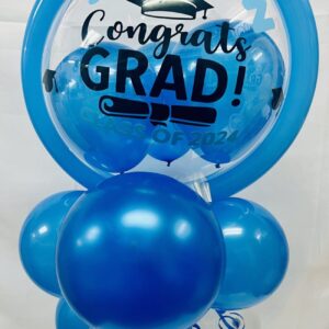 Graduation Personalized Bubble Balloon Bouquet