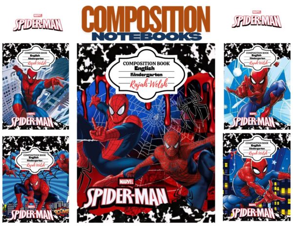 2 Personalized Composition Notebook