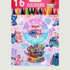 personalized box of crayons