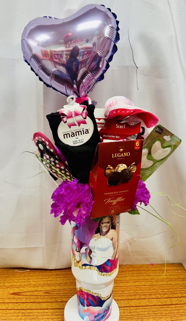 Sip & Style Personalized Self-Care Tumbler Bouquet