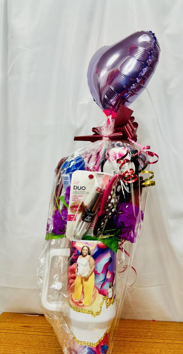 Sip & Style Personalized Self-Care Tumbler Bouquet