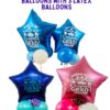 3 Personalized Foil Balloons