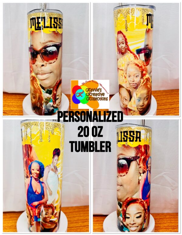 Personalized Tumbler, Cushion & Bubble Balloon Gift Set