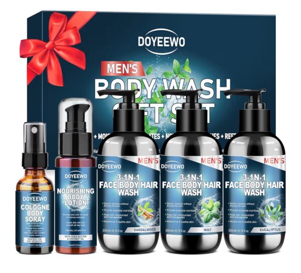 The Everyday Essentials Men’s Bath & Body Set