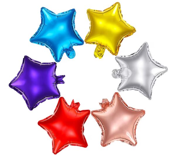 10 inch star foil plain balloon Plain Foil Balloons Collection