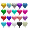18 inch heart foil plain balloon Plain Foil Balloons Collection