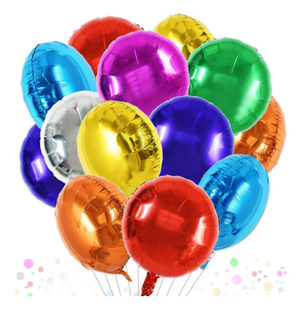 18 inch round foil plain balloon Plain Foil Balloons Collection