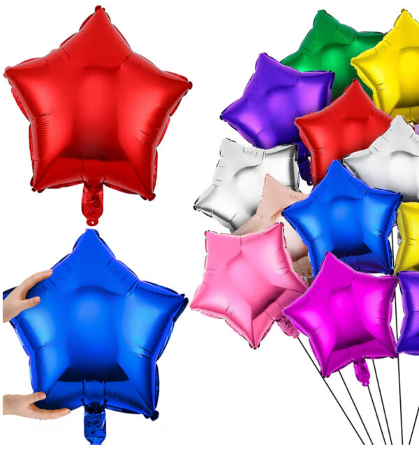 18 inch star foil plain balloon Plain Foil Balloons Collection