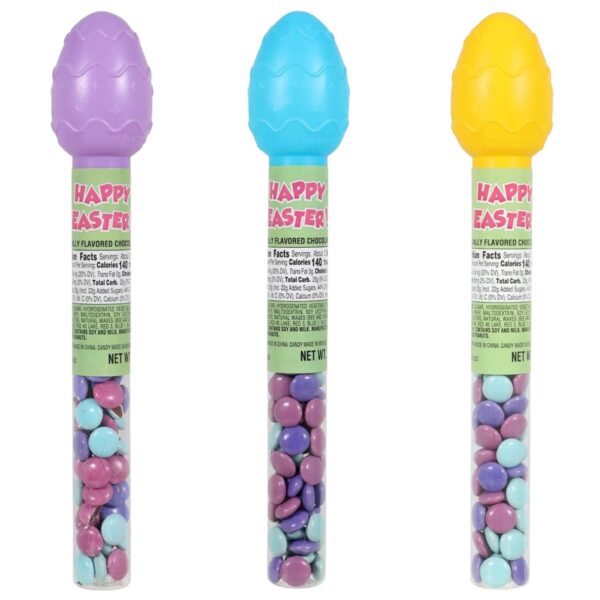 Easter Chocolate Lentils Tubes 1.8 oz Easter Chocolate Lentils Tubes