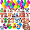 Prefilled Easter Eggs with Squishy Animal Toys2 Easter Eggs
