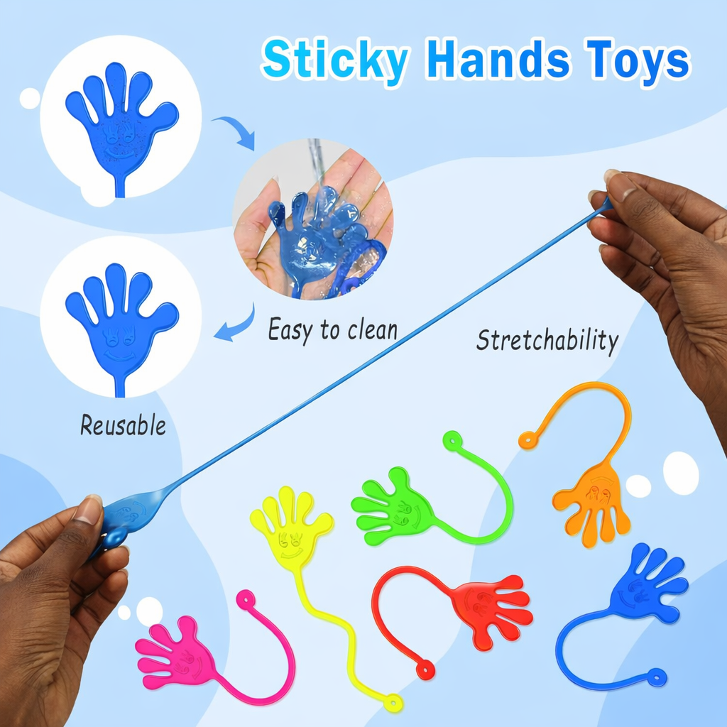 stretchy sticky hands