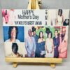 Personalized Easel Photo Frame with Wooden Stand