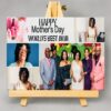 Personalized Easel Photo Frame with Wooden Stand
